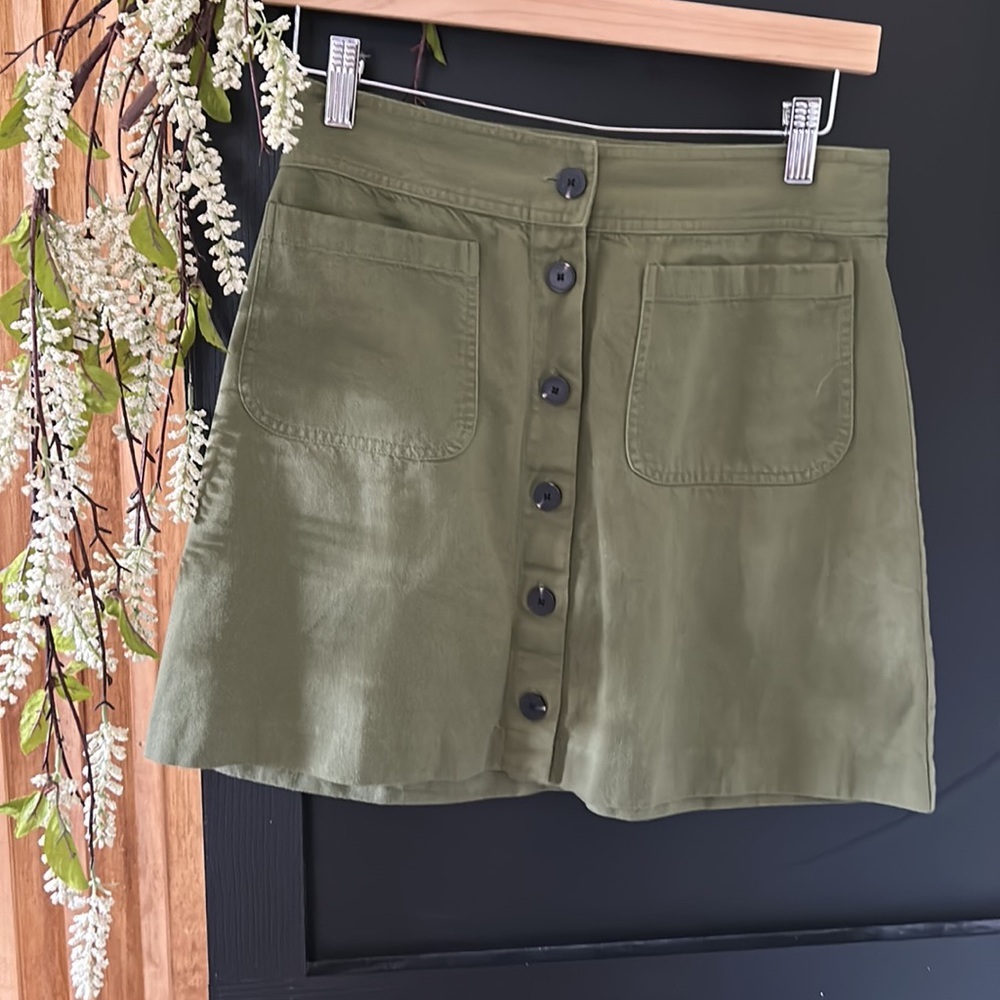 Madewell Station A line Mini Skirt. Size 2 - Picture 3 of 6
